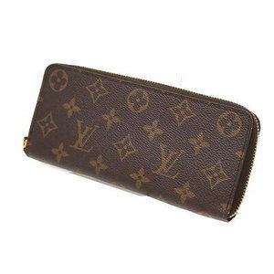 Louis Vuitton Portefeuille Clemence Long Wallet Brown Fuchsia Pink